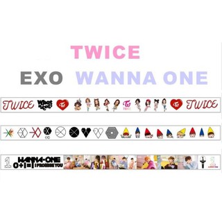 Băng dính trang trí exo, wanna one, twice, blackpink, got7, seventeen