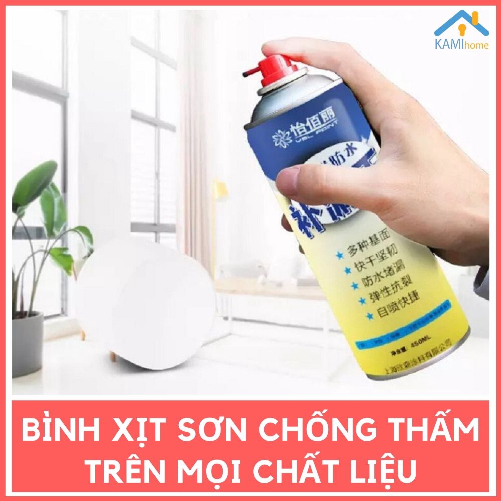 Bình xịt chống thấm nước (Mọi chất liệu: Tường, Mái Nhà, Bể nước, Đường ống...)