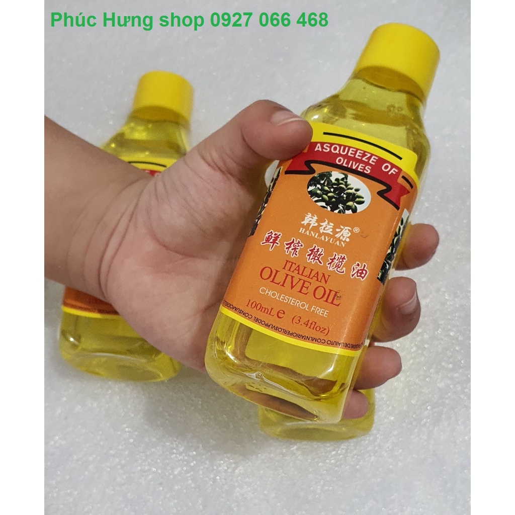 Dầu Oliu lau mực học trên da giả phun xăm thẩm mỹ 100ml