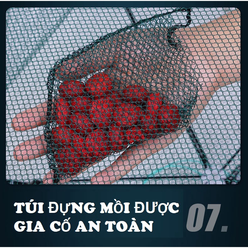 [TẶNG MỒI DÙNG THỬ] Lồng Bát Quái 4-6-8-12-16 Cửa Lồng Ô Bát Quái, Lồng Bẫy Cá Lồng Bẫy Tôm Cua Lươn Trạch...