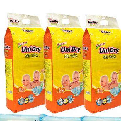 (tặng thú bông )Combo 4 gói Tả dán unidry S46/M42/L38/XL34