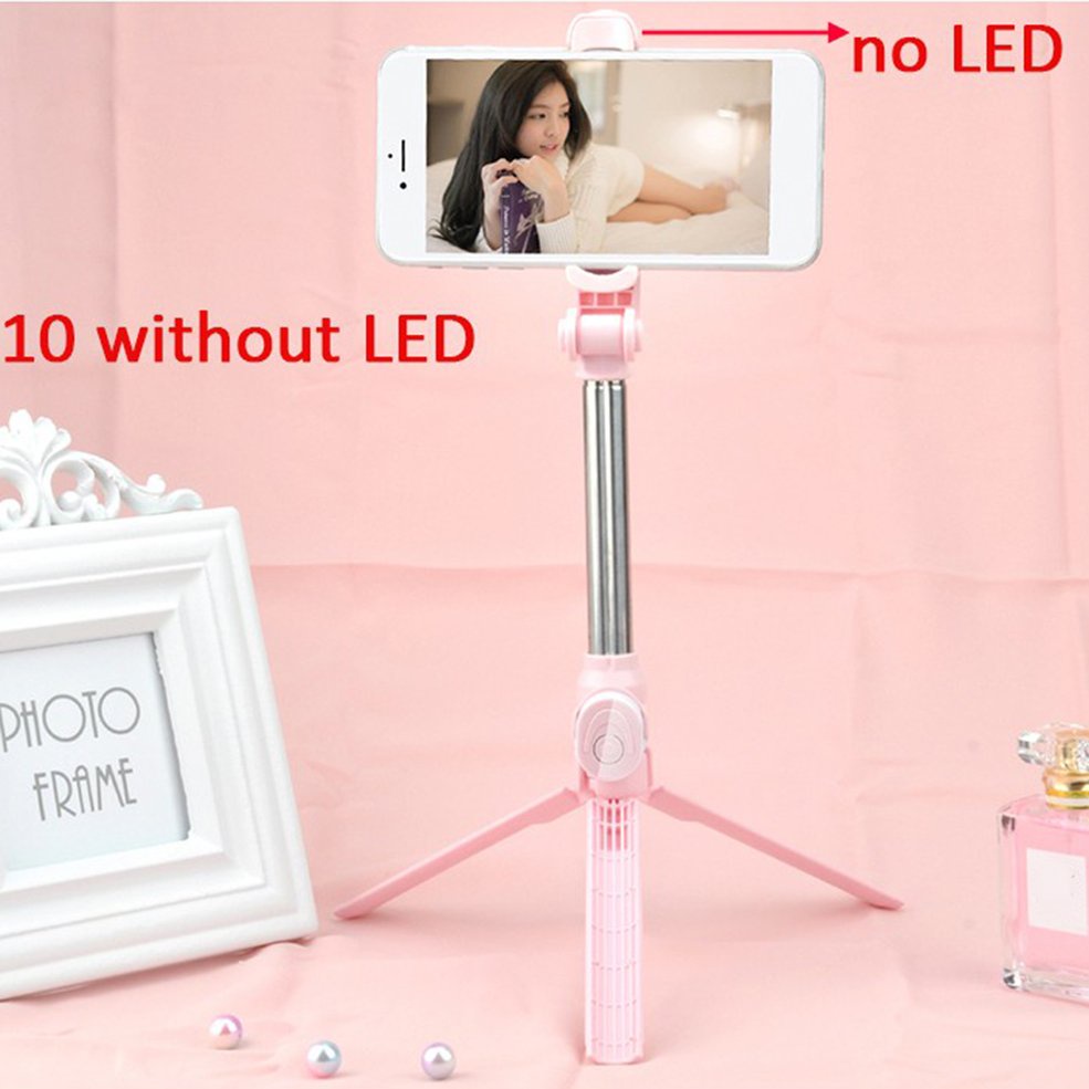 Gậy Tự Sướng Xoay 360 Độ Có Thể Điều Chỉnh Tích Hợp Đèn Led | BigBuy360 - bigbuy360.vn