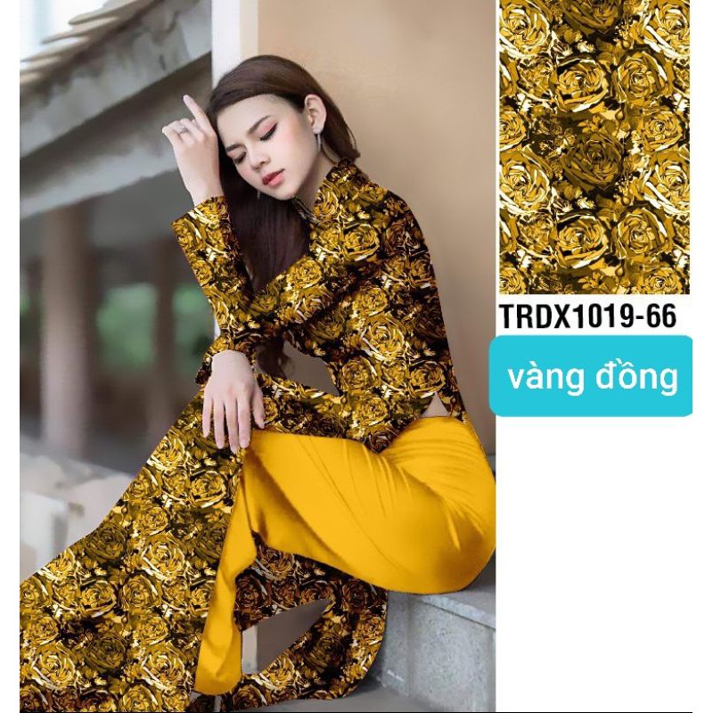 VẢI ÁO DÀI HOA NGŨ SẮC