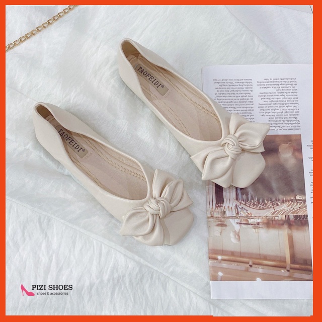 Giày Búp Bê Nơ Xinh Quảng Châu Cao Cấp P594 PIZI Pizi