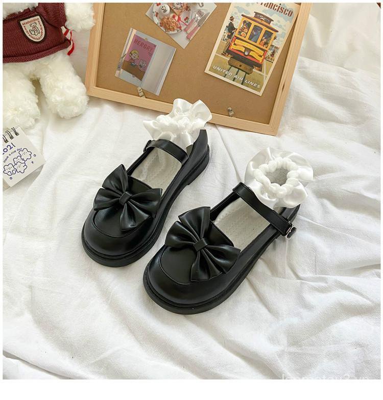 Giày Búp Bê Đính Nơ Phong Cách Nhật Bản Nữ Tính 2021 | BigBuy360 - bigbuy360.vn