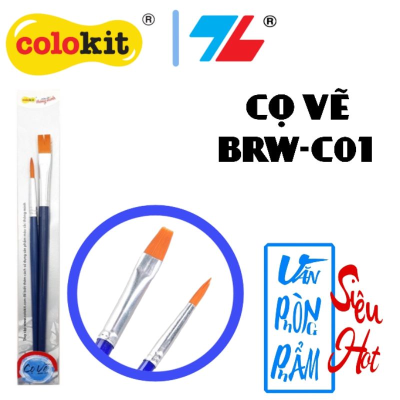 Cọ Vẽ Colokit/Thiên Long/BRW-C01/BRW-C02/BRW-C03