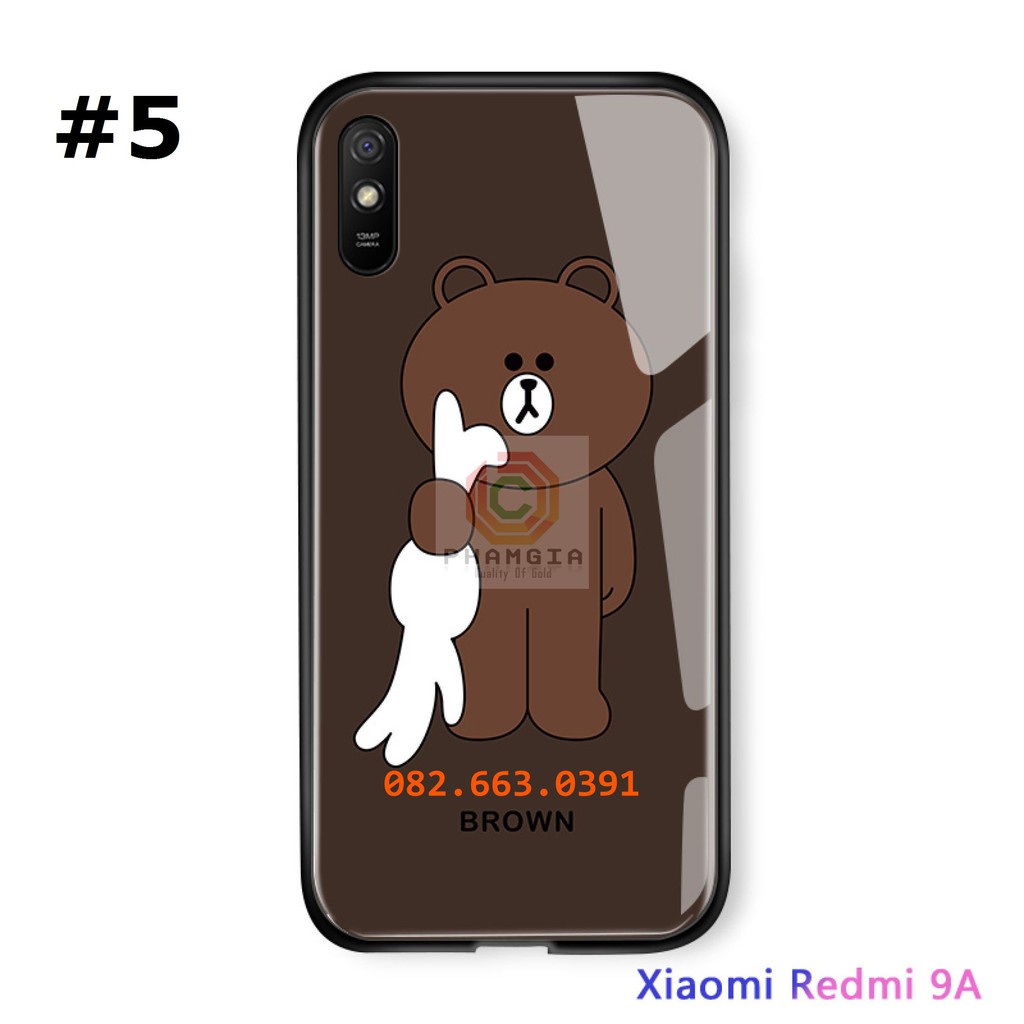 Ốp lưng Xiaomi Redmi 9A dẻo in hình gấu siêu dễ thương