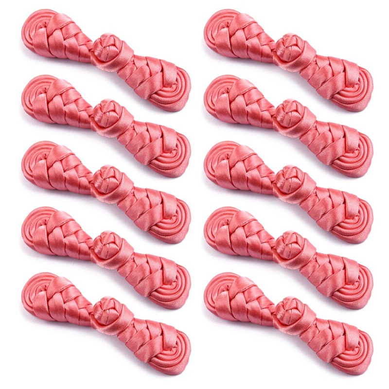Set 10 Cặp Nút Áo Sườn Xám Phong Cách Trung Quốc Độc Đáo DIY