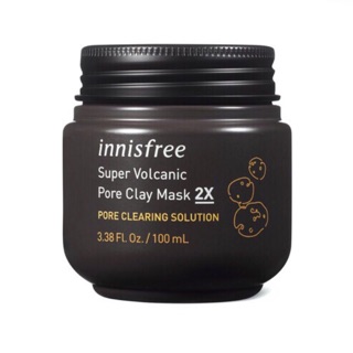 Mặt Nạ Đất Sét Innisfree Super Volcanic Pore Clay Mask 2X 100ml