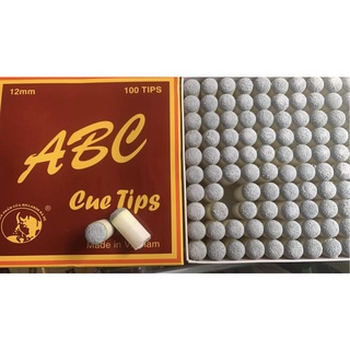 [Giá Sỉ] Hộp 100 Chụp Đầu Cơ BiDa Bi-a ABC 12mm Chuẩn Xịn