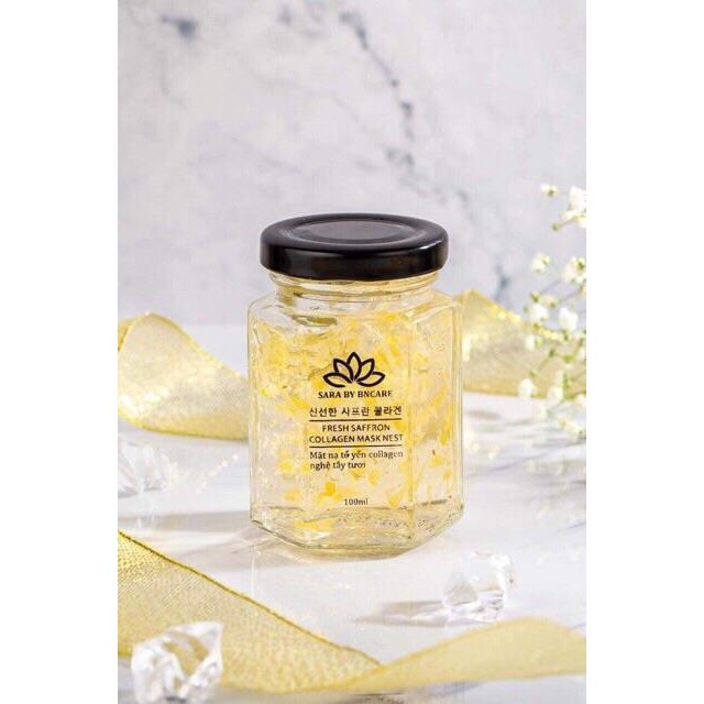 Mặt nạ ngủ yến tươi colagen mẫu mới.