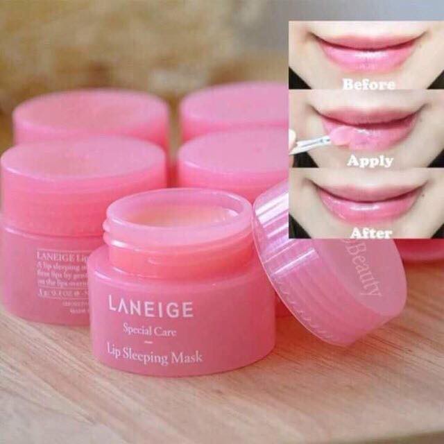 Mặt Nạ Ngủ Môi Laneige Lip Sleeping Mask Size Mini Cho Đôi Môi Hồng Căng Mịn