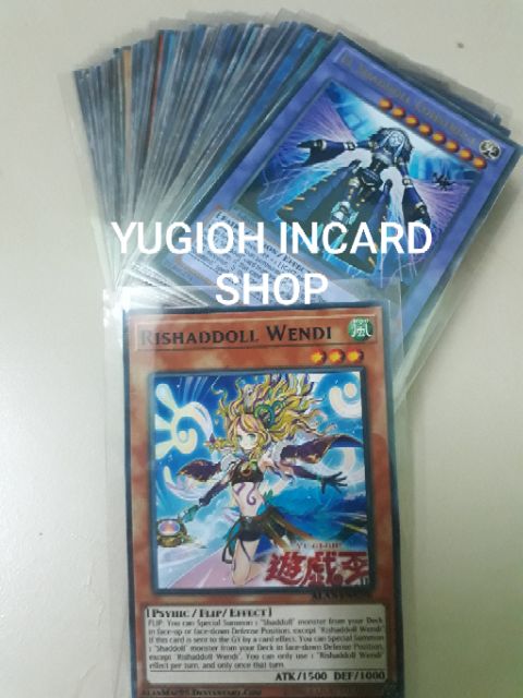 ẢNH THẬT]BÀI YUGIOH] SHADOLL INVOKED META DECK 2021 55 LÁ BÀI IN]