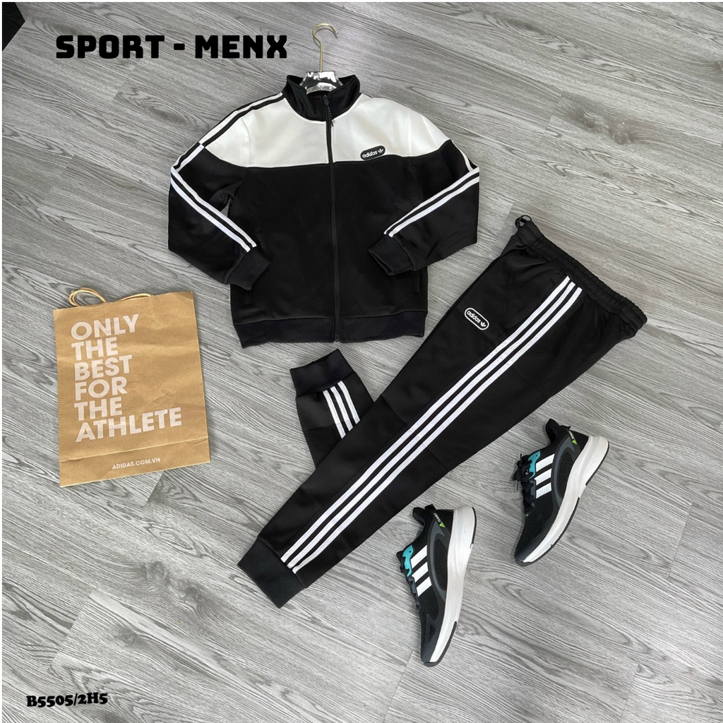 Bộ nỉ nam thu đông, đồ bộ nam ADIDAS chất nỉ mềm mại form dáng trẻ trung mã số P286