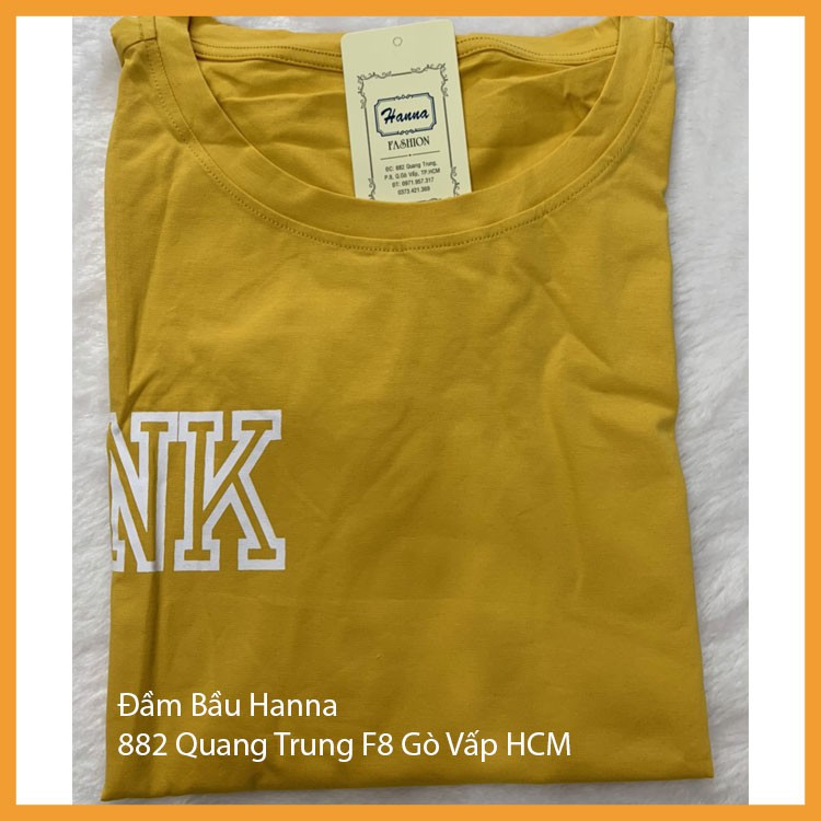[SIZE 55-85KG] Áo bầu thun cotton cao cấp loại 1 mềm mát không nhăn không xù không ra màu thấm mồ hôi tốt dãn thoải mái
