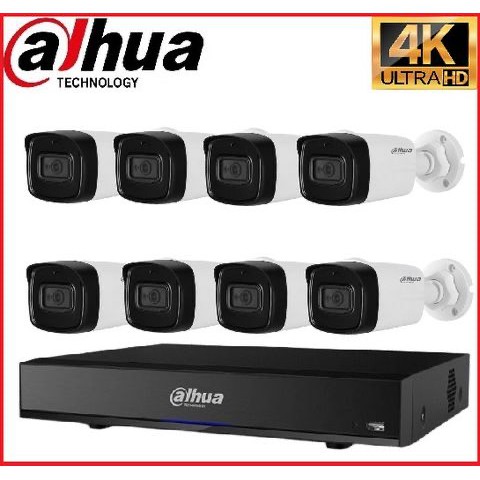Trọn gói Camera Cao cấp 4K 01 - 8 camera Dahua (8MP)