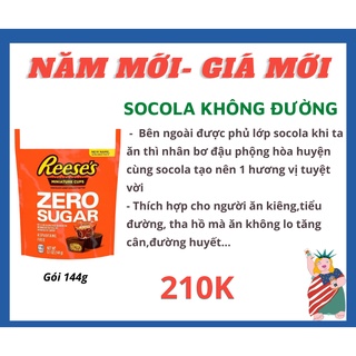 Chocolate bơ đậu phộng không đường Reese’s 144g