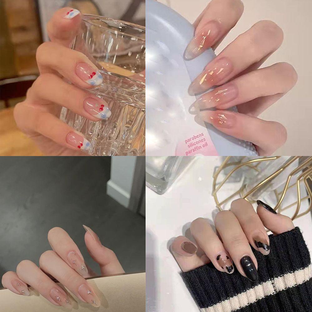 Hộp 24 Móng Tay Giả Thời Trang Cho Nữ