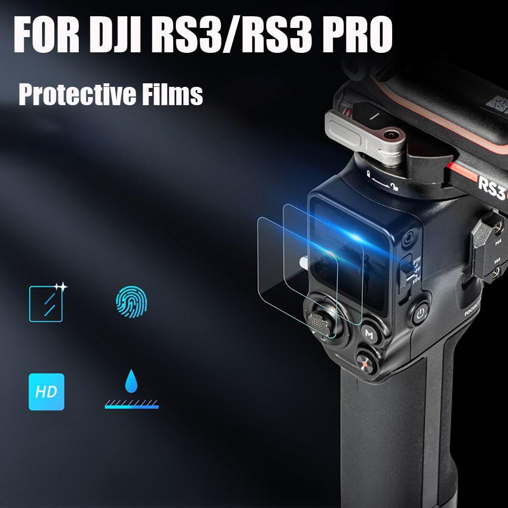 Set 4 Phim Cong 2.5D Chống Trầy Bảo Vệ Màn Hình Cho DJI RS 3 / RS3 Pro