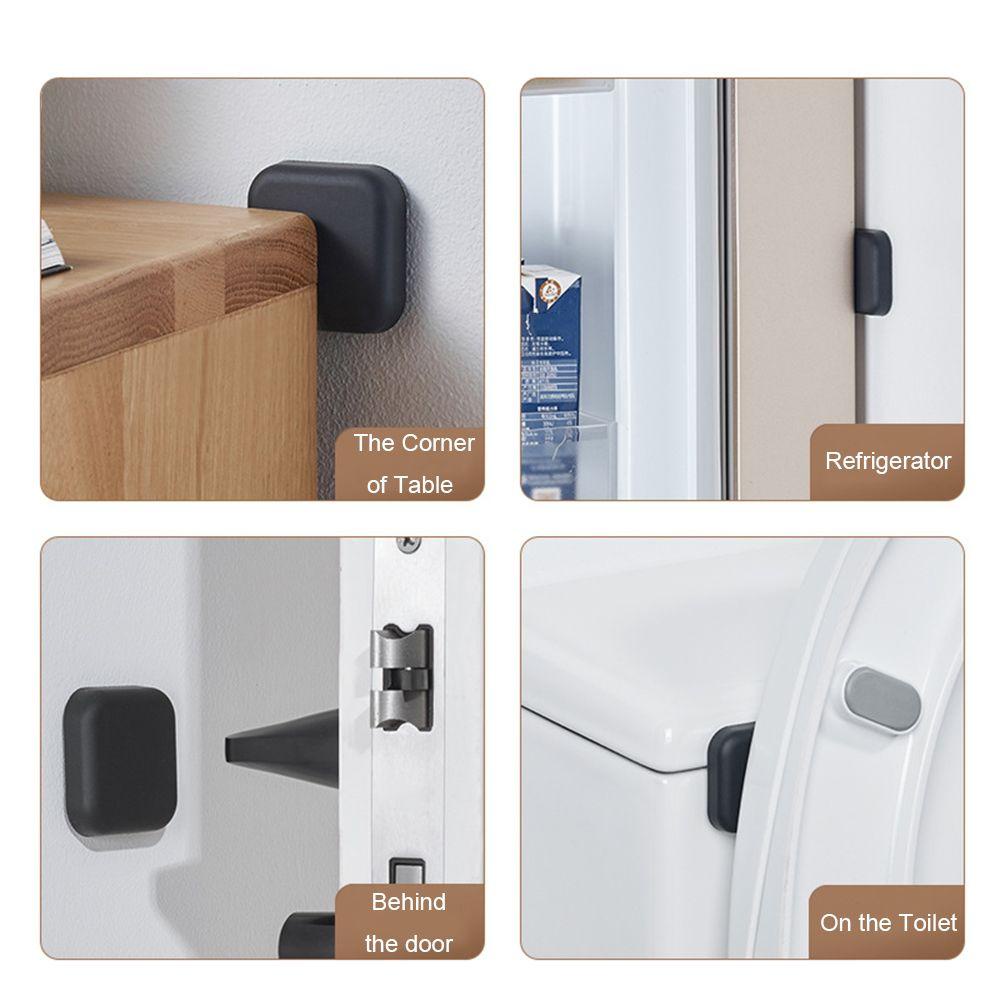Miếng Chặn Cửa Bằng Silicone Tự Dính Chống Va Chạm