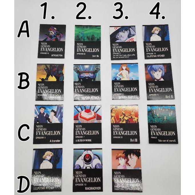 Thẻ bài giấy Neon Genesis Evangelion, Bandai 15