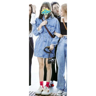 Áo jean Lisa Black Pink [có ảnh thật]