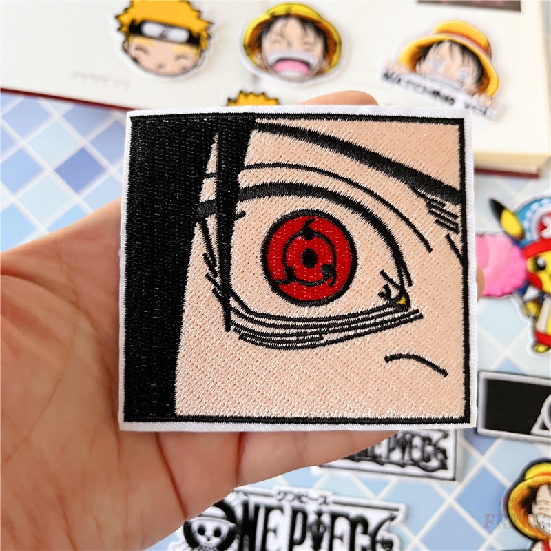 ♚ Miếng Dán Ủi Thêu Hình Nhân Vật Trong Phim Hoạt Hình One Piece ♚ 1 Sticker Ủi Thêu Hình Anime