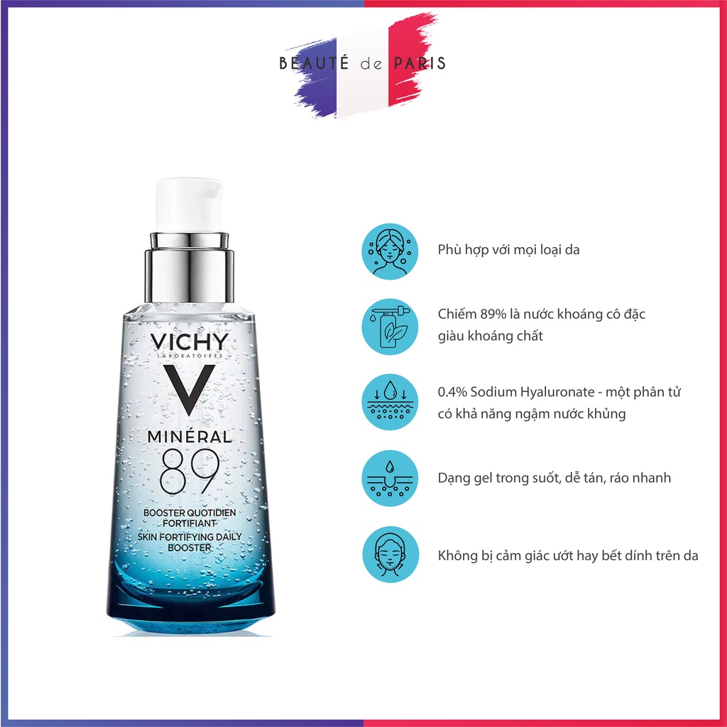 Dưỡng Chất Khoáng Cô Đặc Vichy Mineral 89 Booster 50ml (chai)