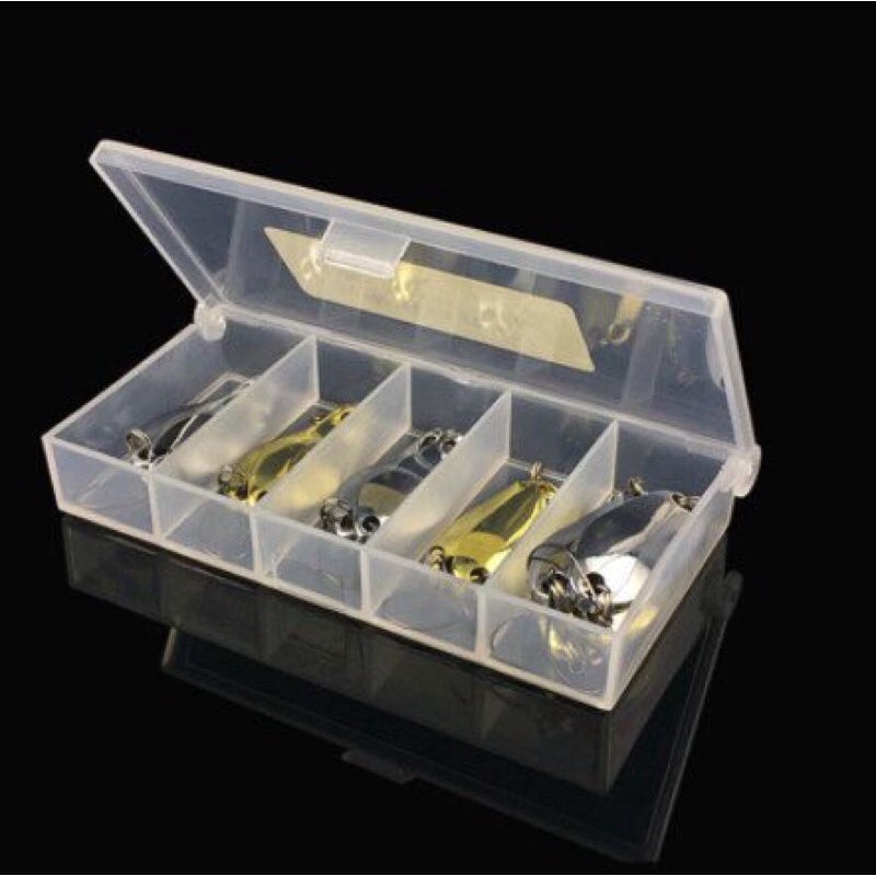 Bộ 12 mồi thìa lure suối kèm lưỡi tiện ích