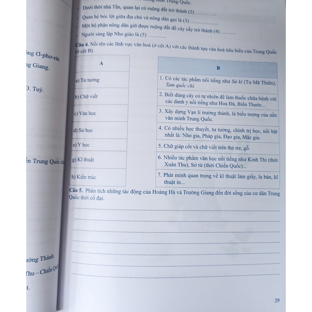 Sách - Bài tập phát triển năng lực Lịch Sử và Địa Lí lớp 6