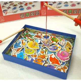 Đồ chơi câu cá gỗ 32 chi tiết