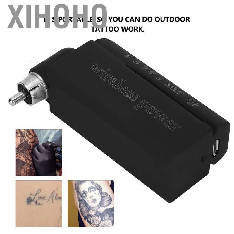 Xihoho Wireless Tattoo Power Supply RCA Connection For Machine Professional