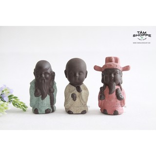 Tượng chú tiểu ông thọ thần tài để bàn TAN