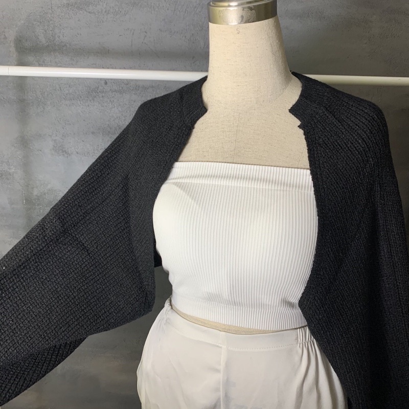 CARDIGAN len lửng tay phồng
