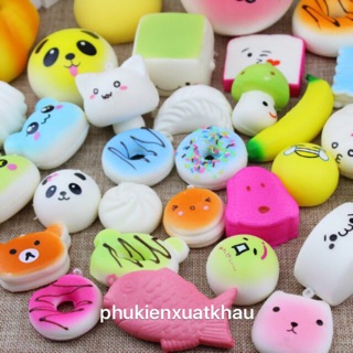 Combo 30 squishy ko trùng lặp (ảnh chụp thật sp)