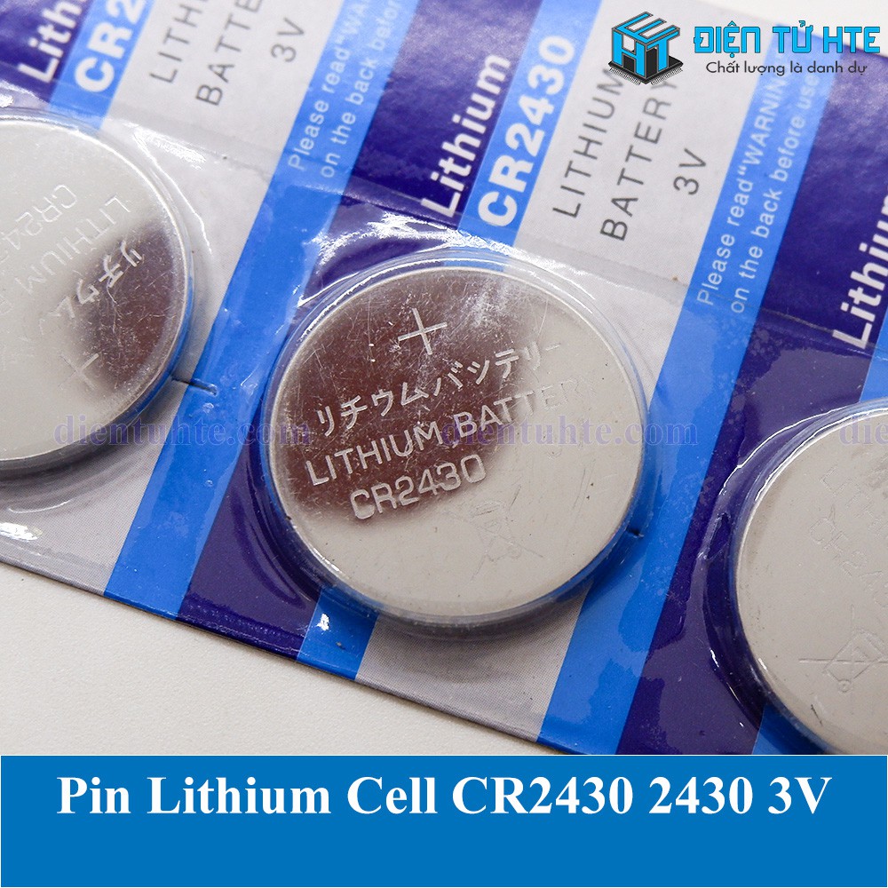 Pin Lithium Cell CR2430 2430 - CR2450 2450 3V