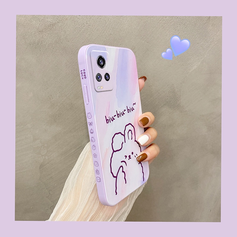 Ốp lưng Vivo V20 Ốp Lưng Vivo V20 SE Ốp V2024 V2025 Lưng silicone Mềm Chống Rơi In Hình Tranh Sơn Dầu Đơn Giản Cho Vivo V20 SE V20SE