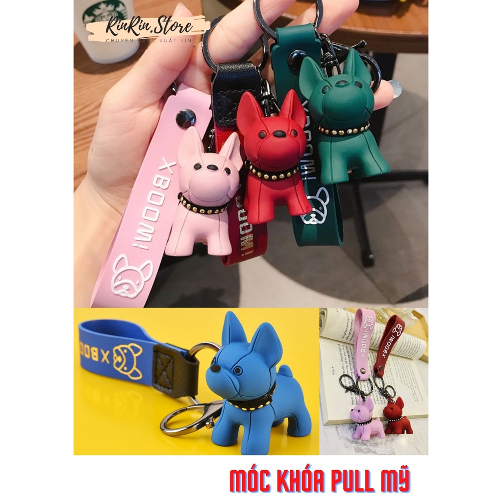 MÓC KHÓA CHÓ PULL MỸ