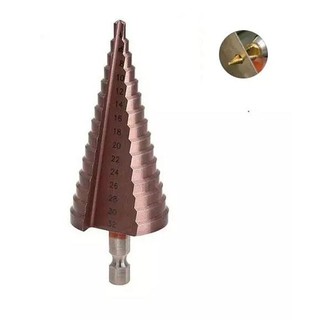 Mũi Khoan Tháp Thẳng Thép Gió HSS Phủ CoBan Khoan Inox