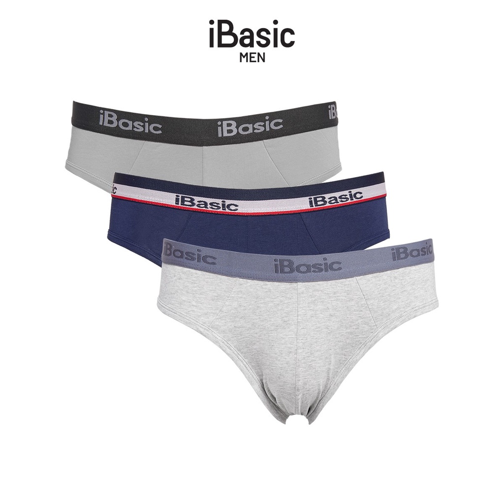 Combo 3 quần lót nam Brief iBasic PANM077