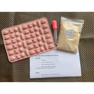 Set làm kẹo dẻo handmade (khuôn random bao đẹp)