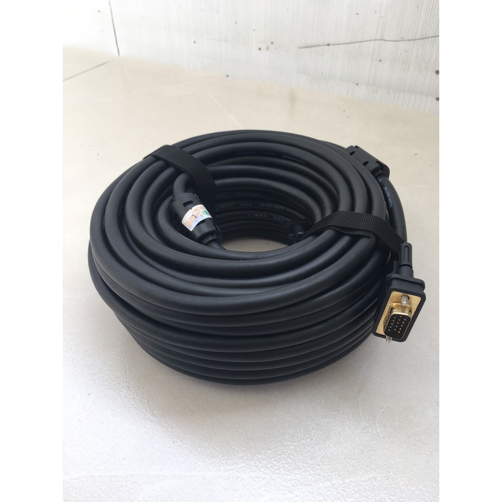 Cáp VGA 20m KingMaster KV606 (3+6) FullHD sắc nét - Hàng chính hãng