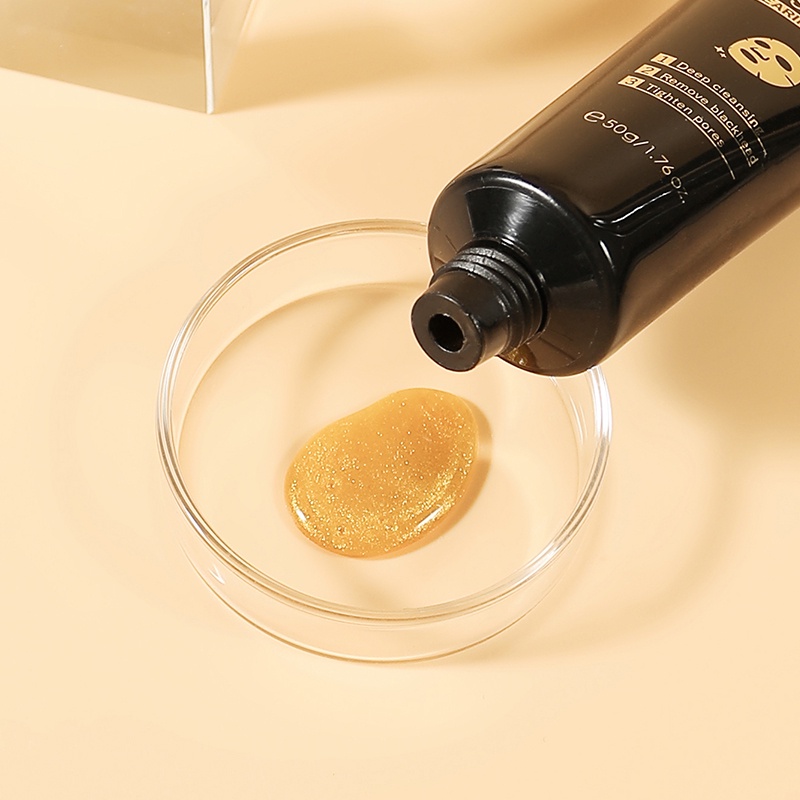Mặt nạ LAIKOU dạng lột chiết xuất ốc sên vàng 24K se khít lỗ chân lông chăm sóc làn da 50g