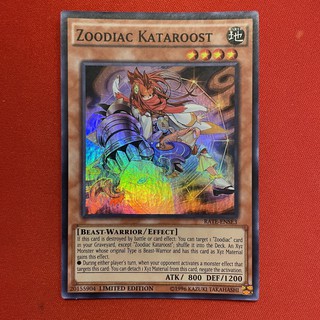[Thẻ Bài Yugioh Chính Hãng] Zoodiac Kataroost