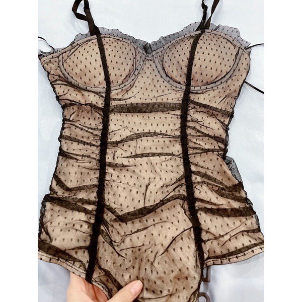 ✺♀✚Bodysuit ren xuất khẩu Lily White co giãn | BigBuy360 - bigbuy360.vn