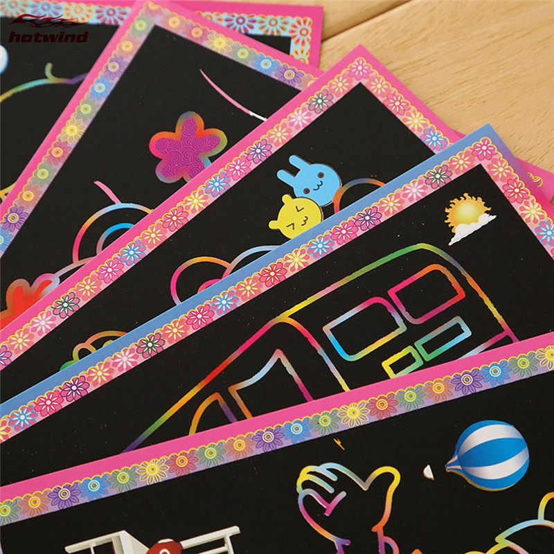 Set 10 Giấy Vẽ Tranh Sáng Tạo Cho Bé