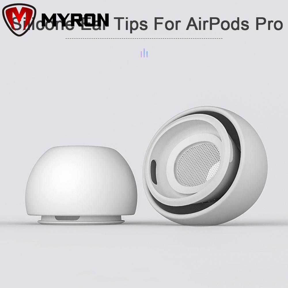 1 Cặp Đệm Tai Nghe Thay Thế Bằng Silicone Mềm Nhiều Màu Sắc  For Airpods Pro