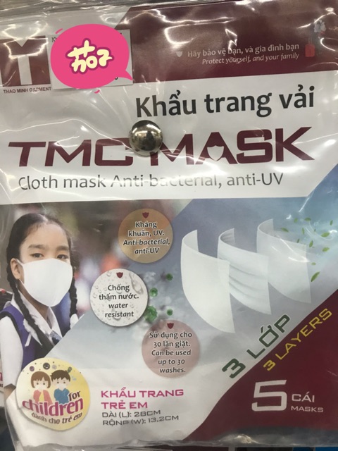 khẩu trang vải TMC MASK