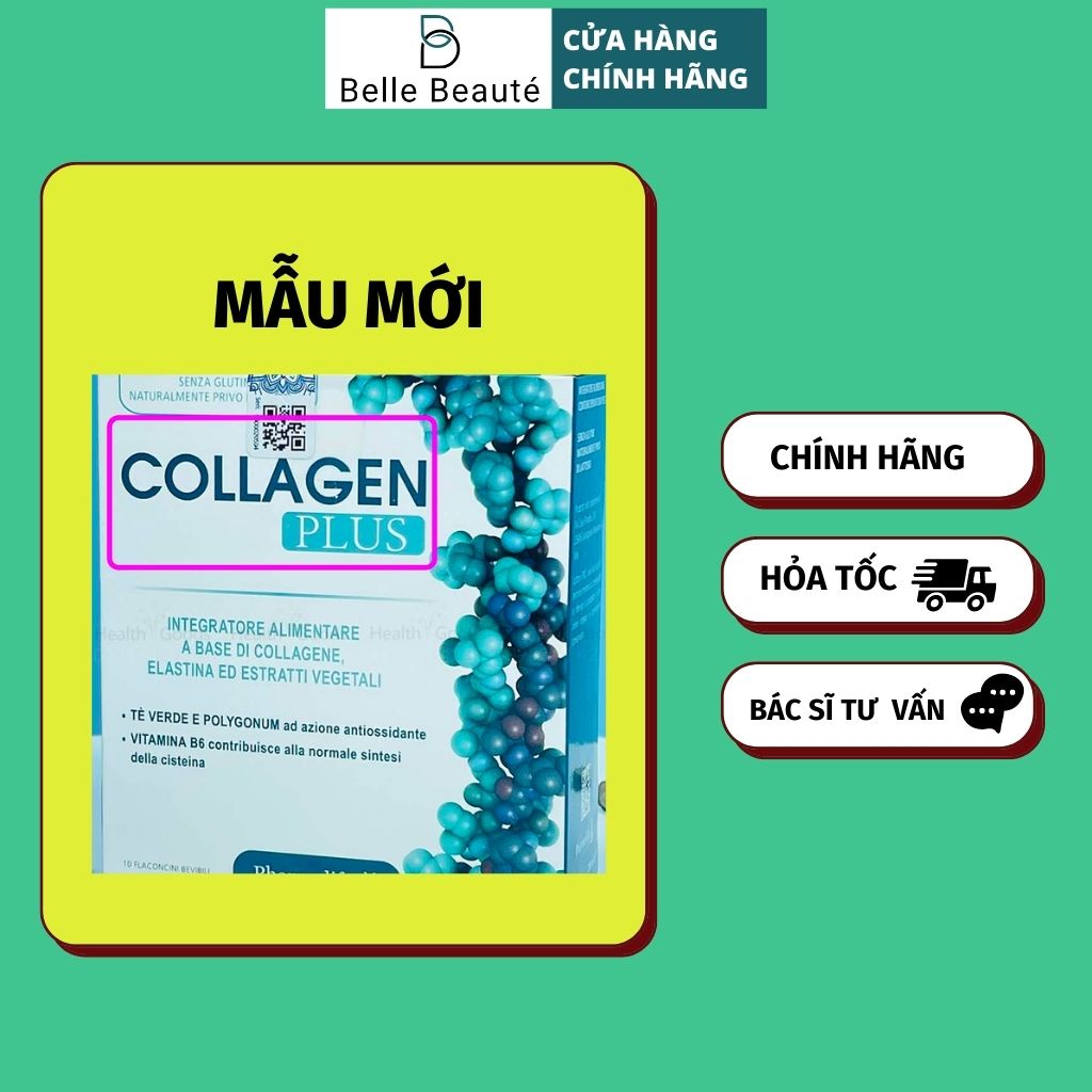PharmaLife Collagen Plus NO-AGE Chống lão hoá &amp; Đẹp Da (Hộp 10 ống)