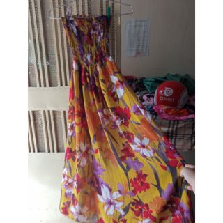 Đầm maxi đi biển